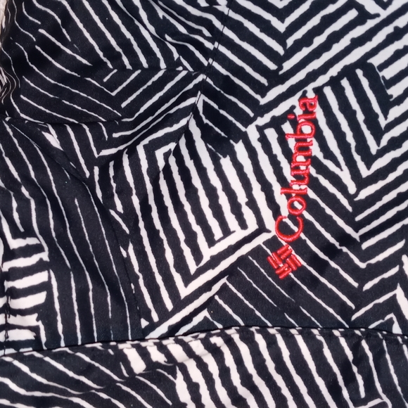 Columbia | Girls Zebra Print Puffer Jacket Size XXS 4-5 Black & Hot Pink - Picture 3 of 16